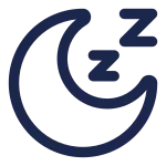Moon Sleep SVG Icon